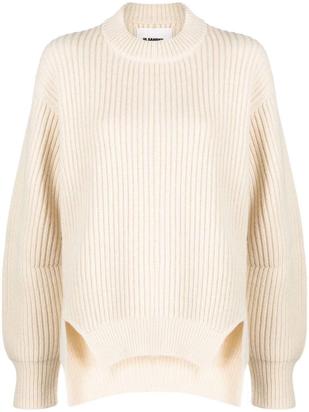 Ribbed-Knit Long-Sleeved Jumper
