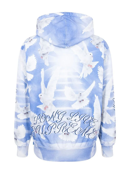 Doves-Print Hoodie