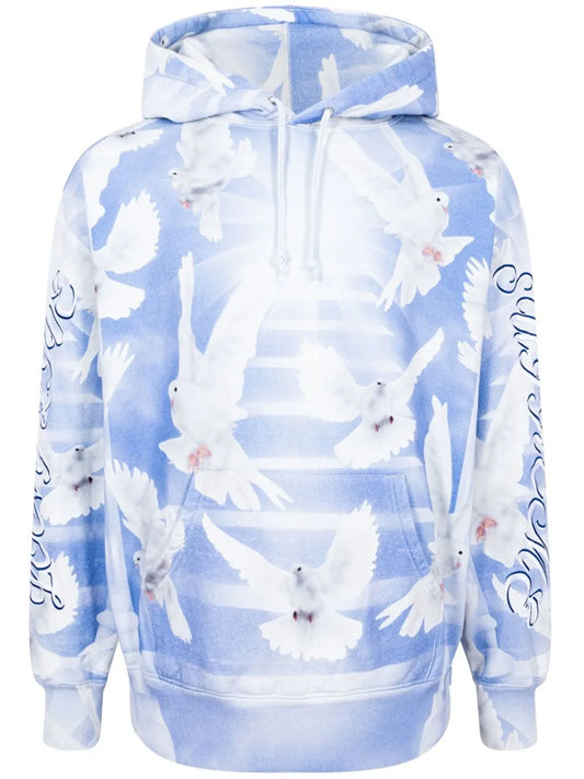 Doves-Print Hoodie