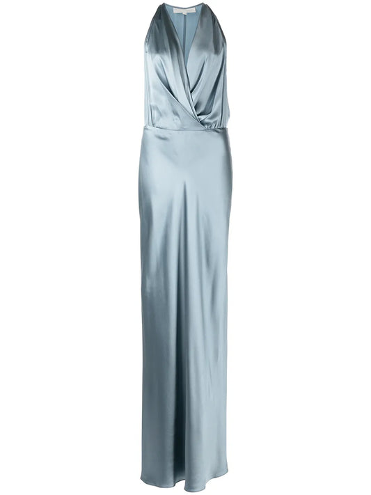 Draped Halterneck Gown