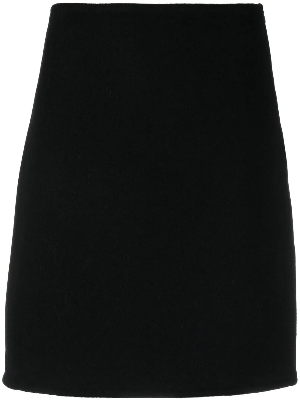 High-Waisted Wool Skirt