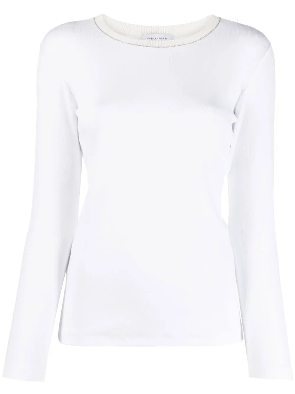 Contrast-Trim Sweater
