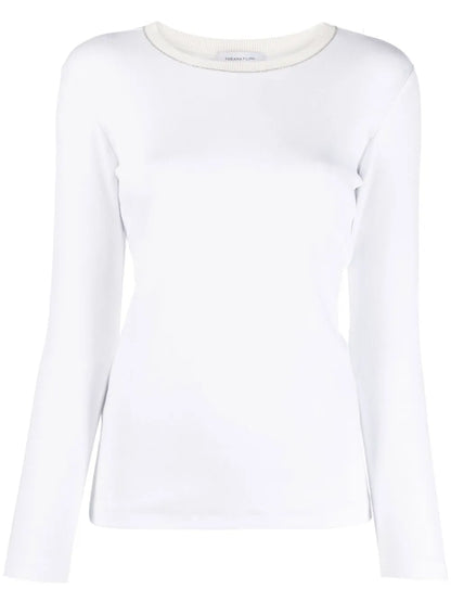 Contrast-Trim Sweater