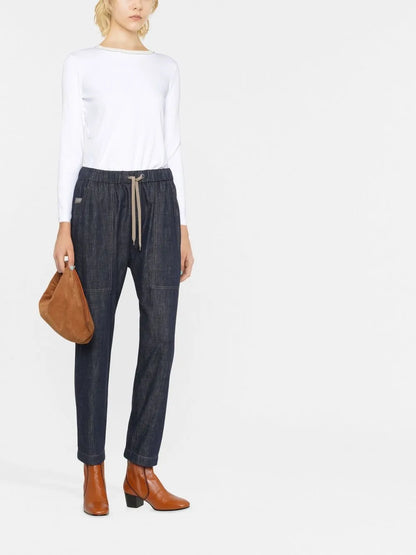Contrast-Trim Sweater