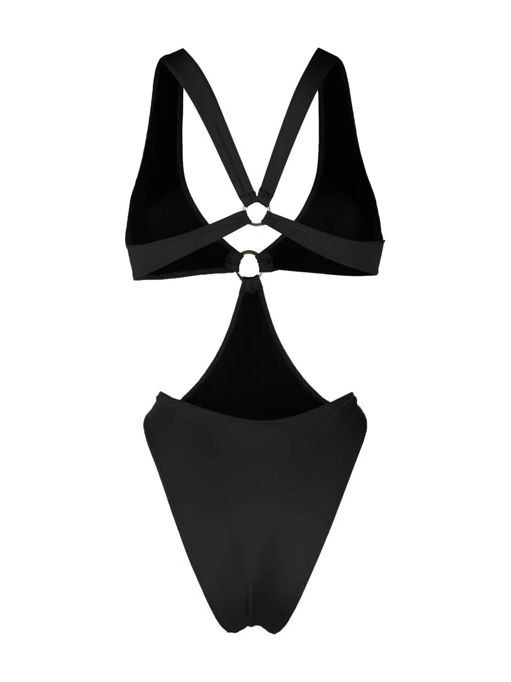 Cut-Out V-Neck One-Piece