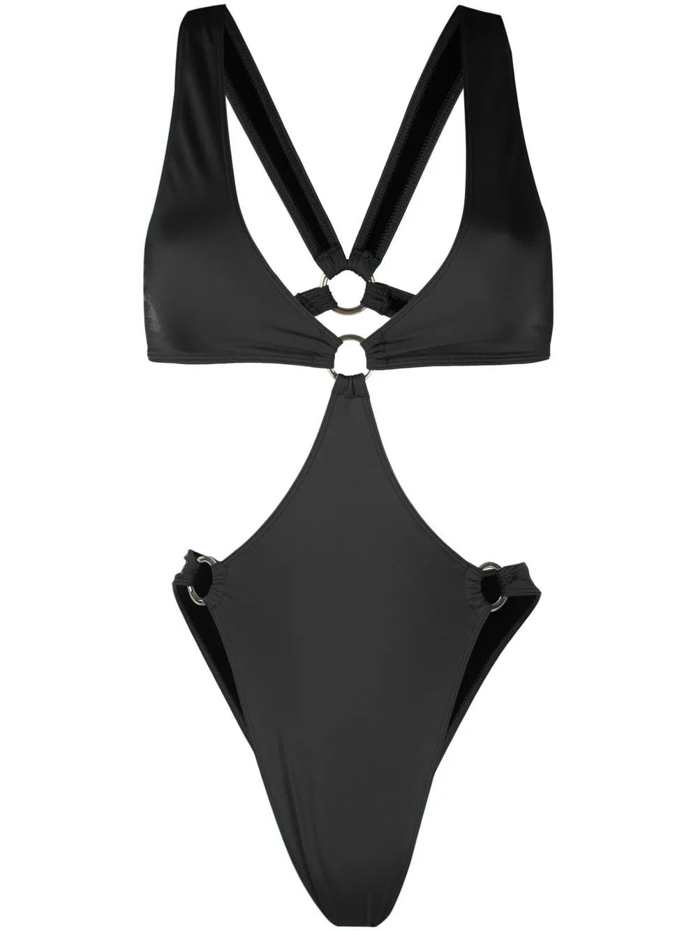 Cut-Out V-Neck One-Piece