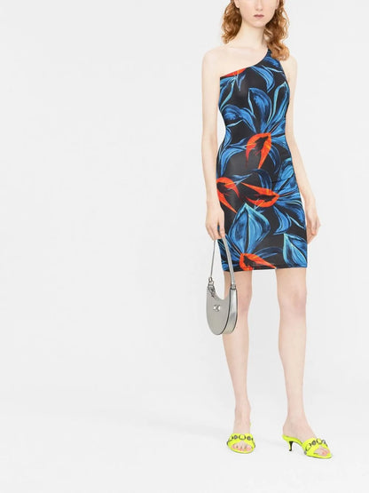 Floral-Print Off-Shoulder Dress