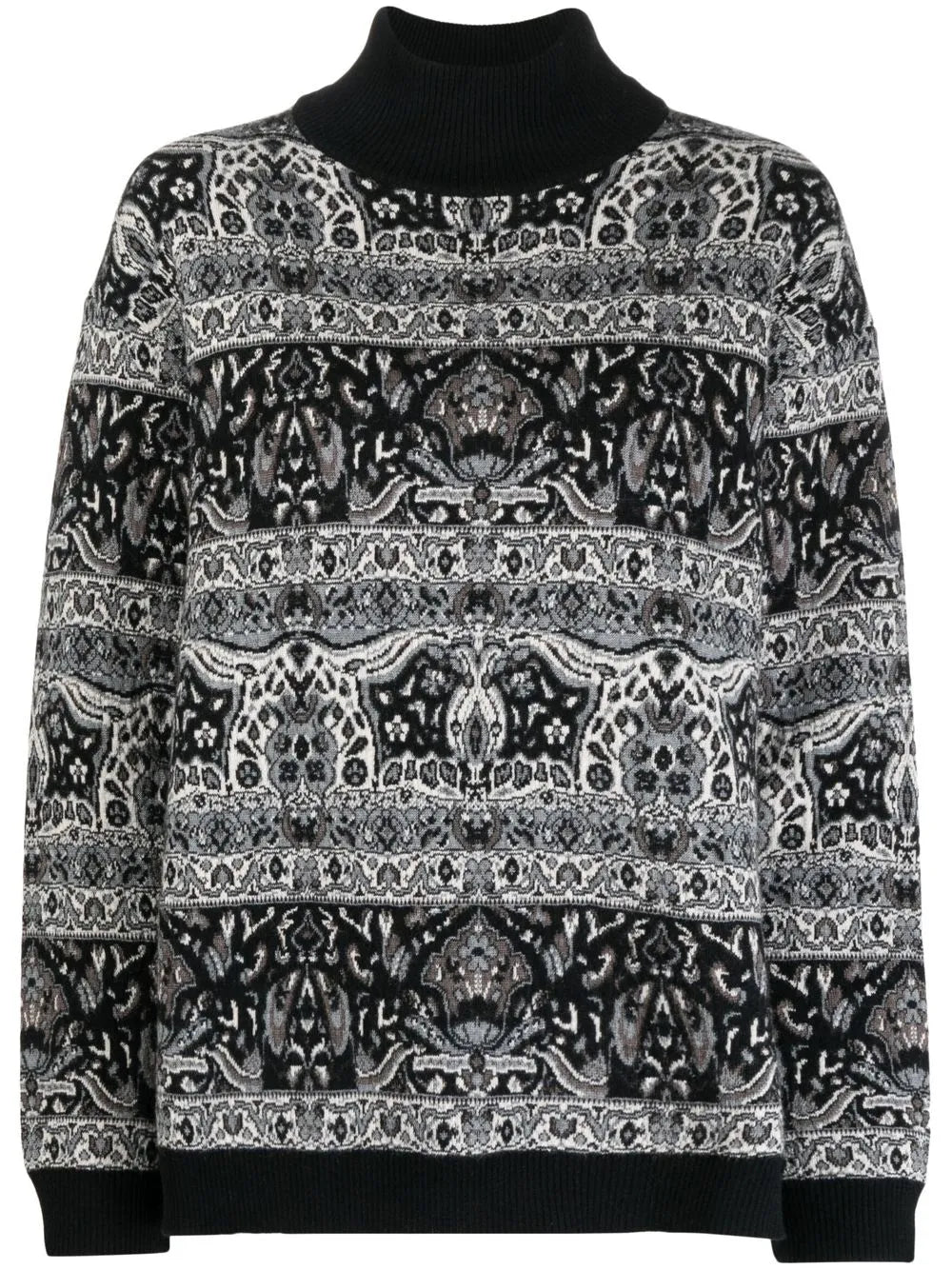 Lupetto Jacquard-Pattern Sweater