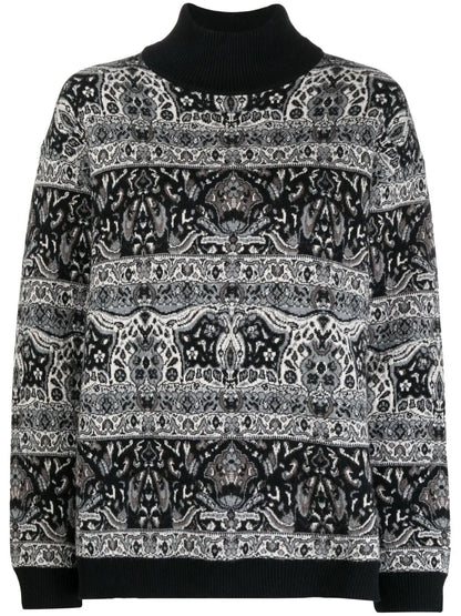 Lupetto Jacquard-Pattern Sweater