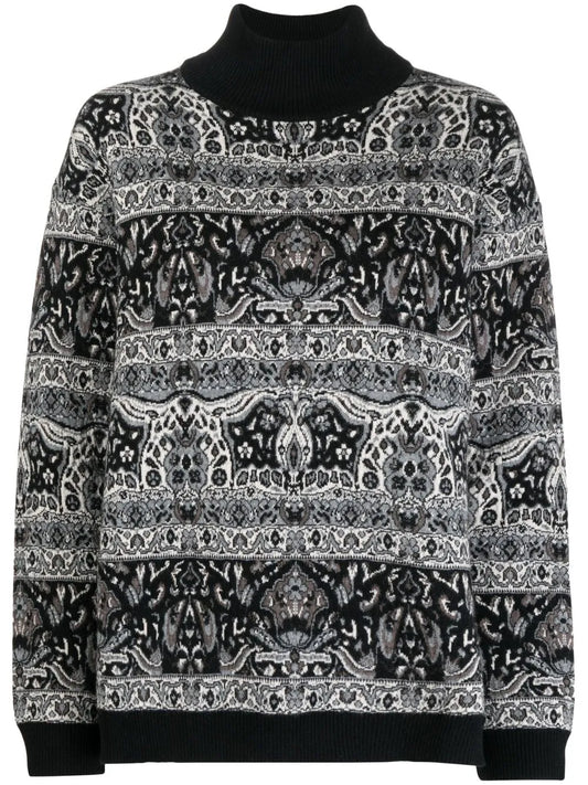 Lupetto Jacquard-Pattern Sweater
