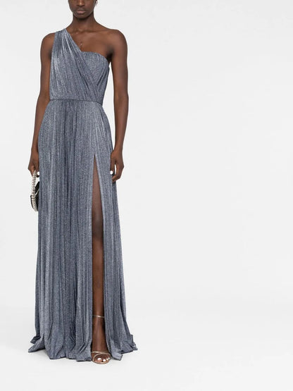 Glittered Off-Shoulder Dress
