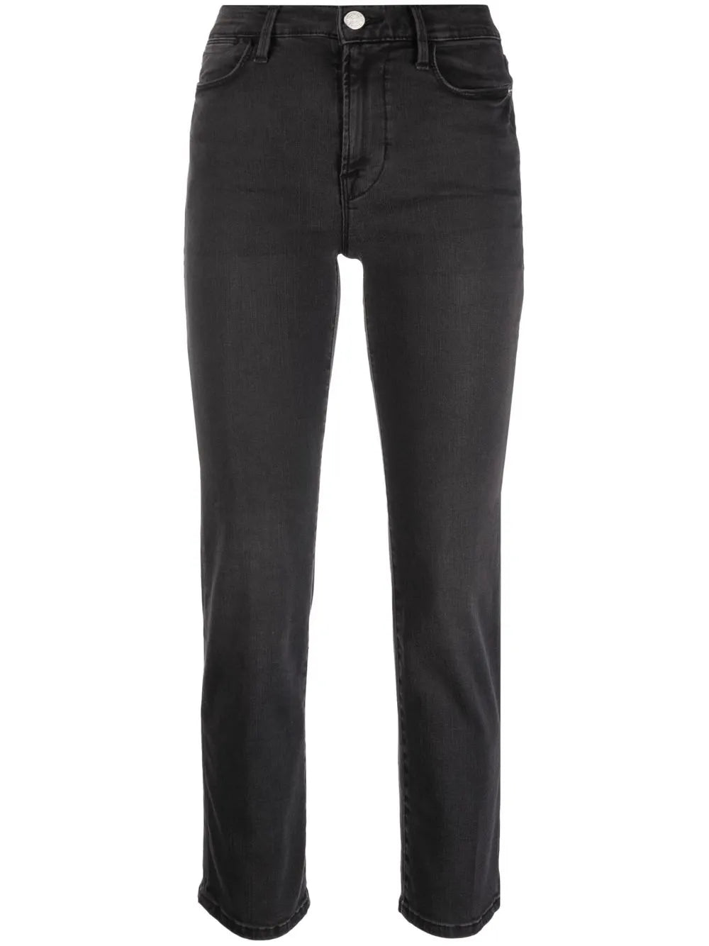 Cropped Straight-Leg Jeans