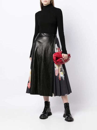 Ribbed Roll-Neck Jumper