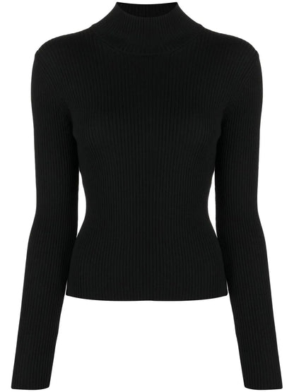 Ribbed Roll-Neck Jumper