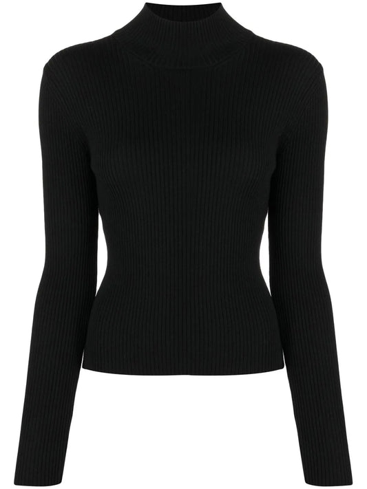 Ribbed Roll-Neck Jumper