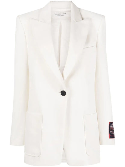Single-Breasted Tailored Blazer