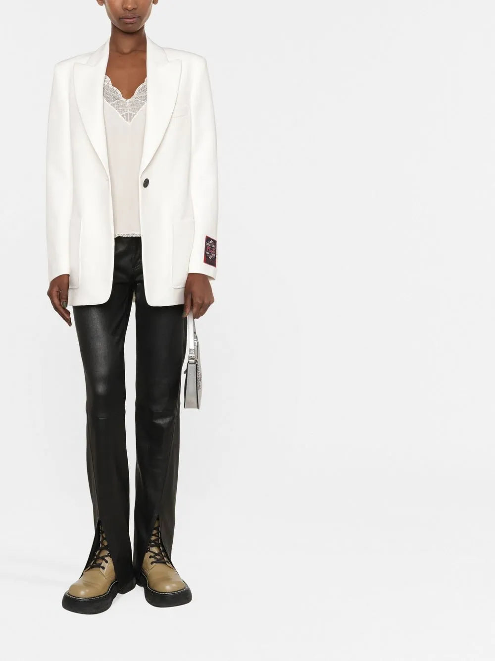 Single-Breasted Tailored Blazer