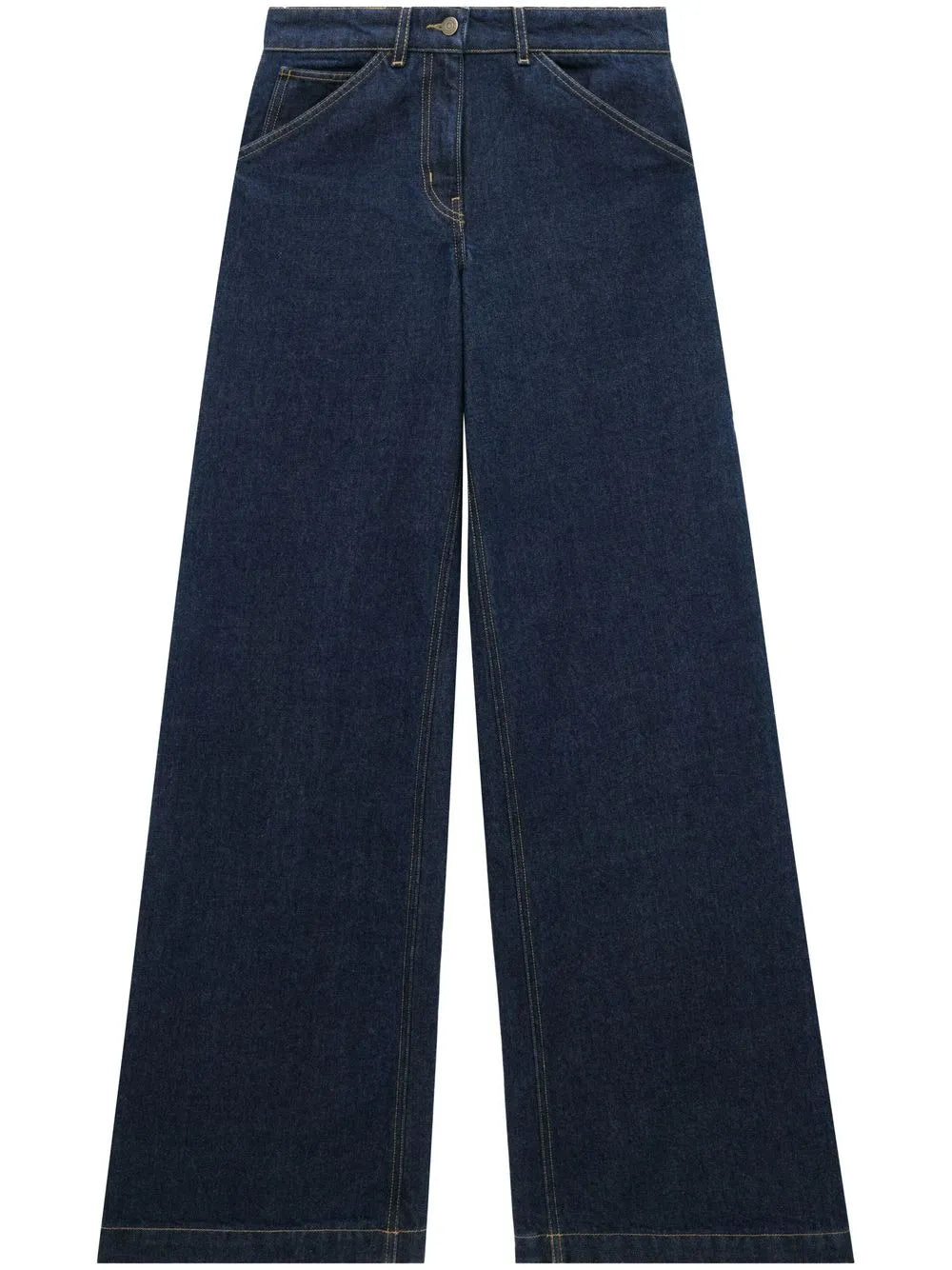 Mid-Rise Wide Jeans