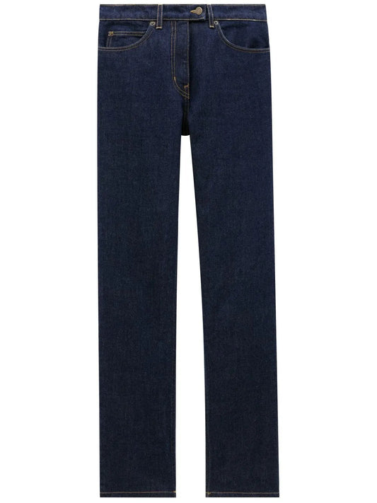 Straight-Leg Cut Jeans