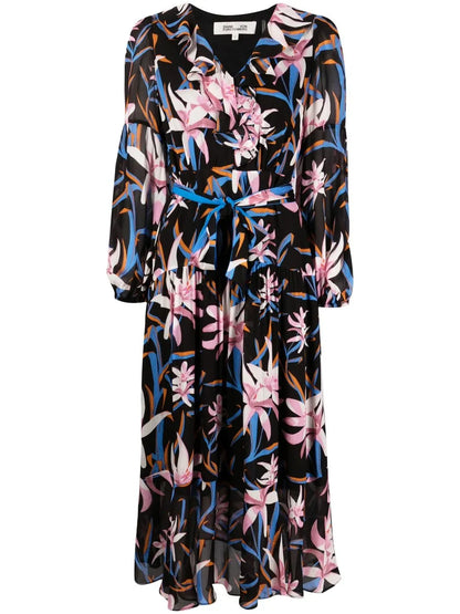 Jaxson Floral-Print Midi Dress