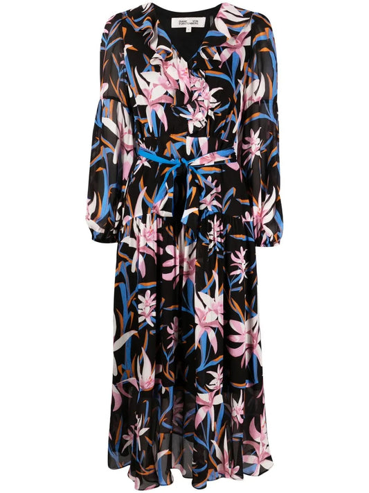 Jaxson Floral-Print Midi Dress