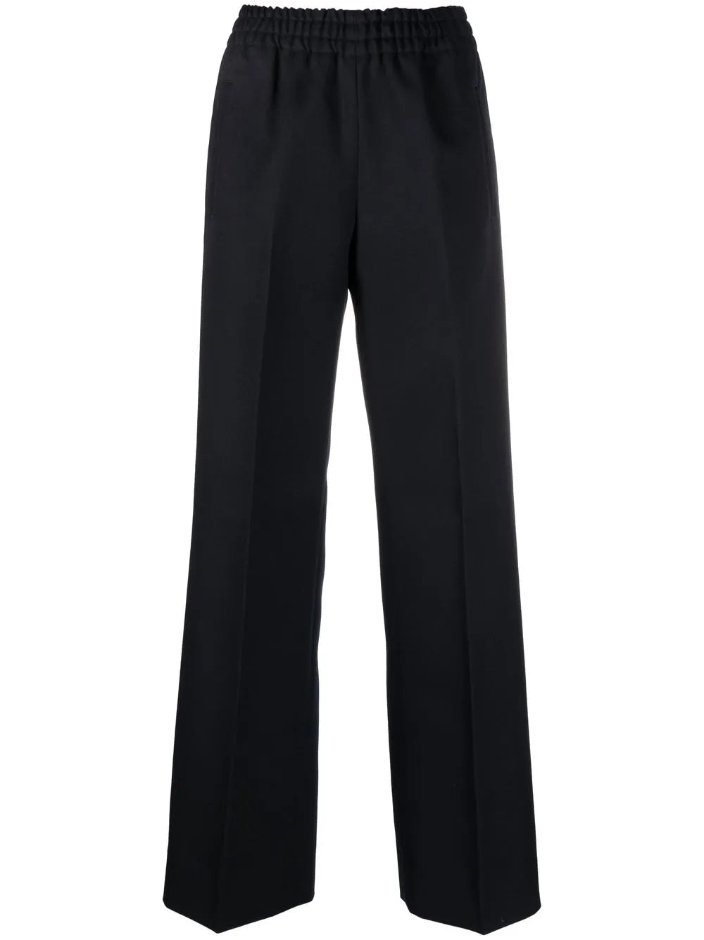 Elasticated High-Waist Trousers