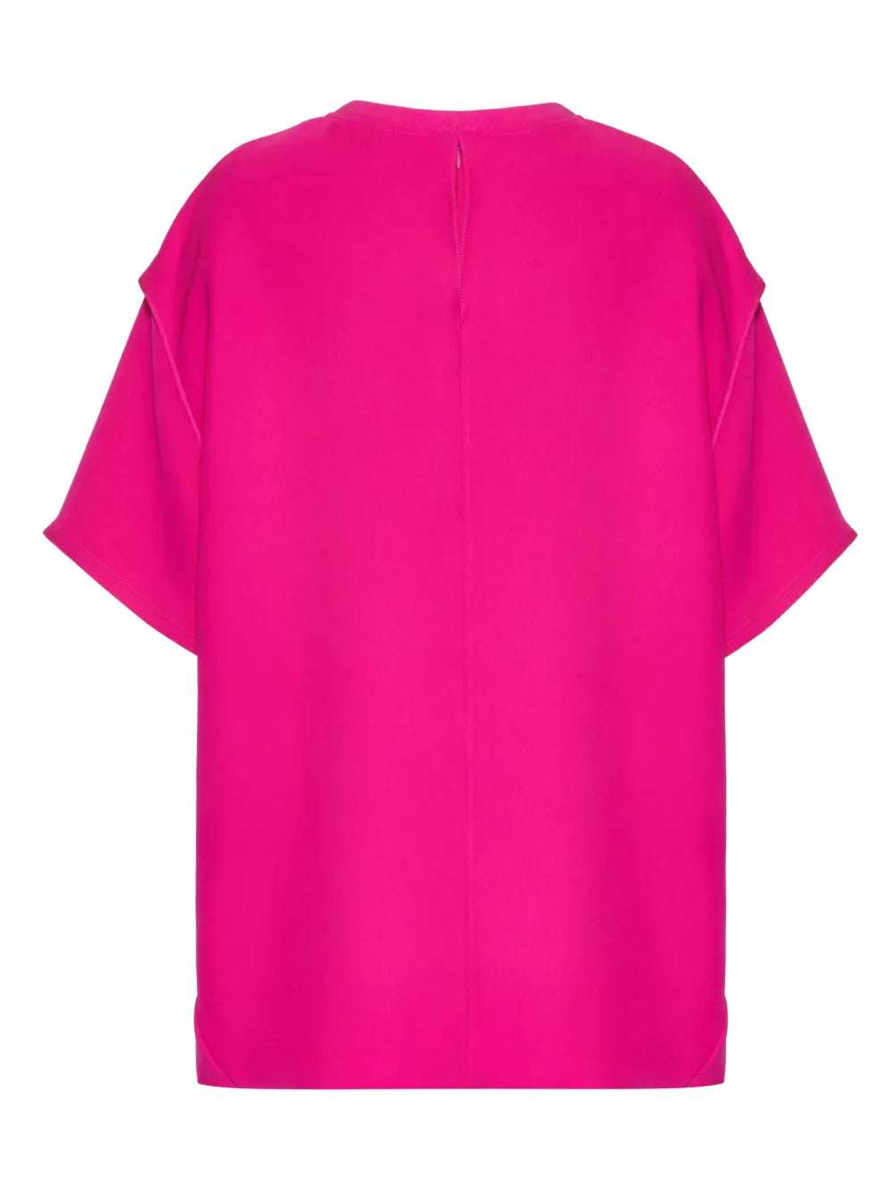 Drape-Detail Asymmetric T-Shirt