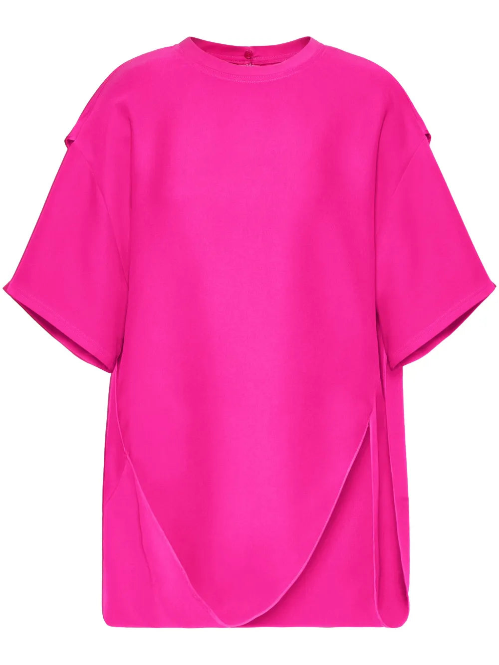 Drape-Detail Asymmetric T-Shirt