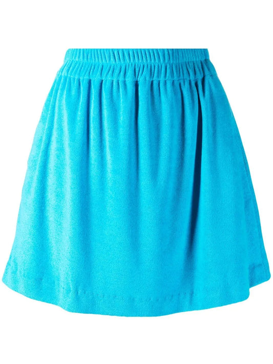 Towelling-Effect Mini Skirt