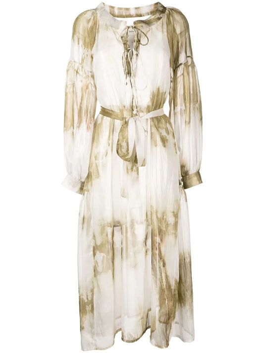 Tie-Dye Midi Dress