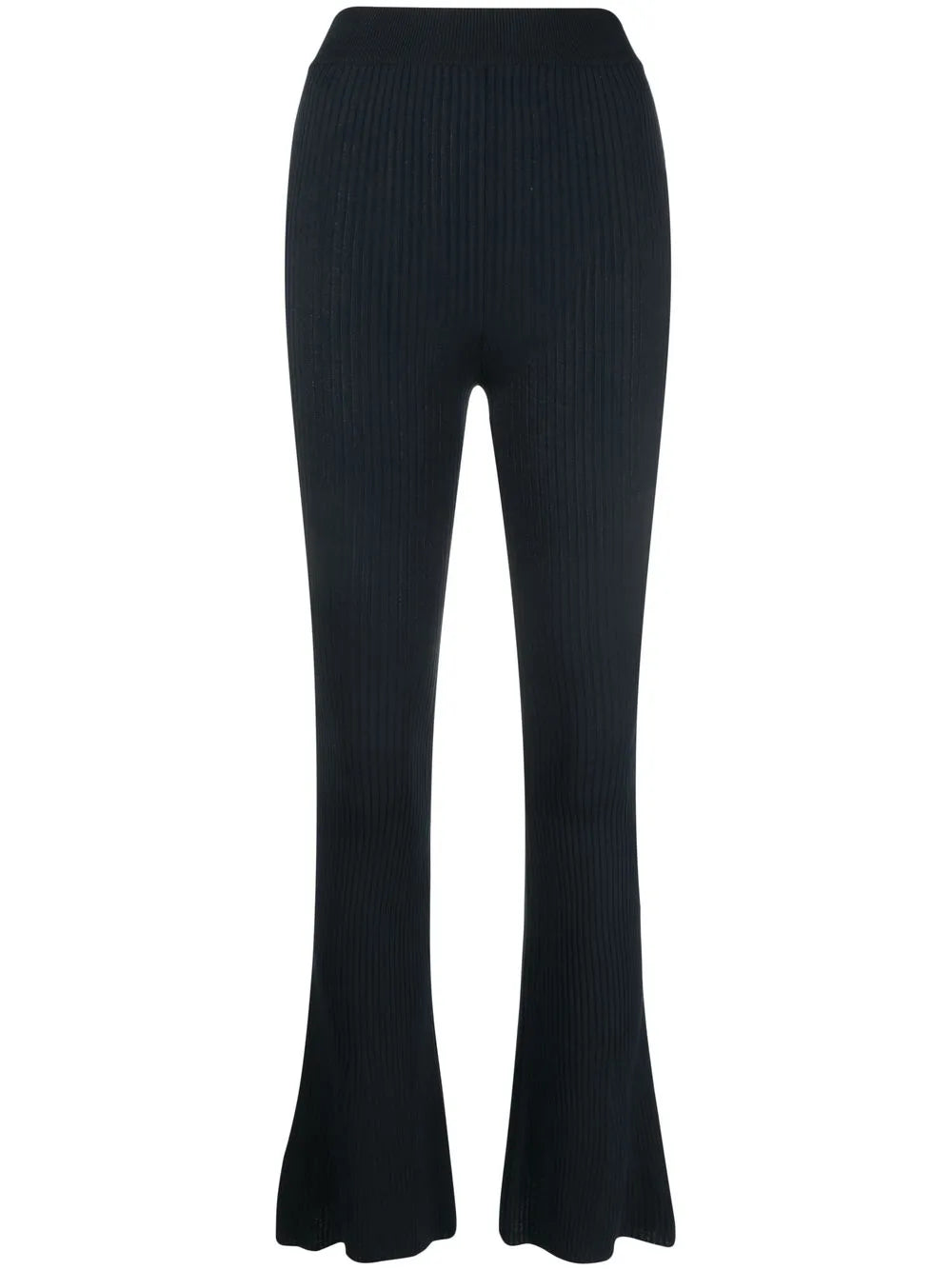 Ribbed Flared Trousers