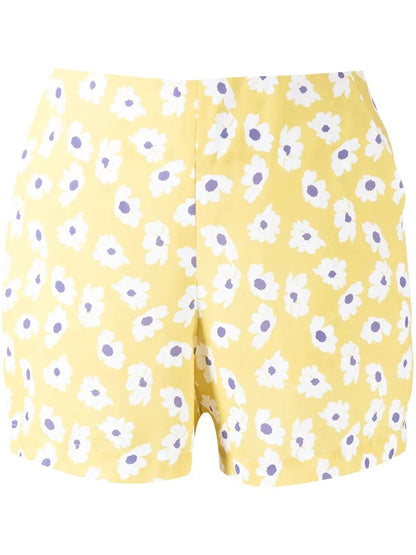 Daisy-Print Shorts