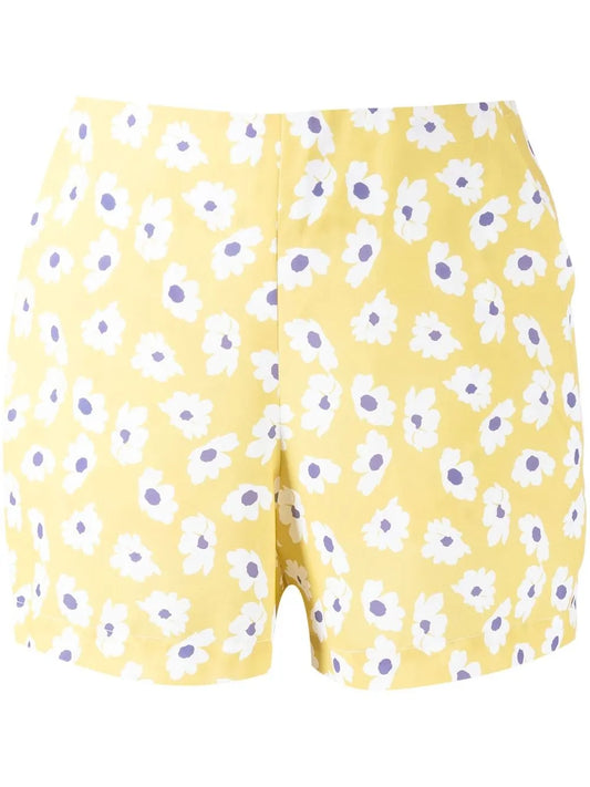 Daisy-Print Shorts