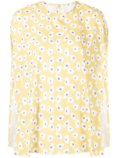 Daisy-Print Tunic Top