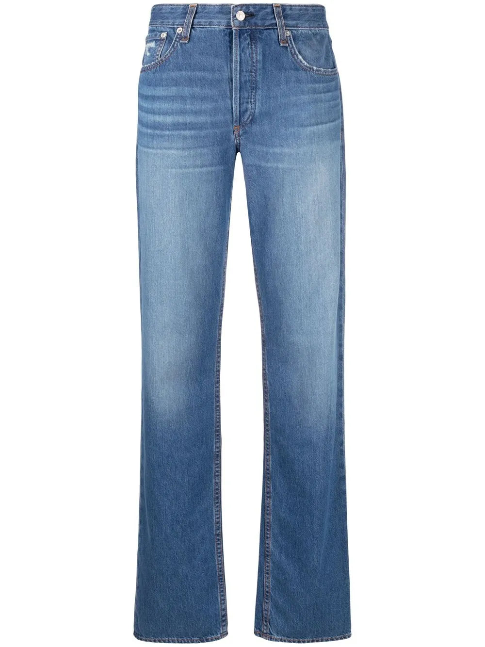 High-Waisted Bootcut Jeans