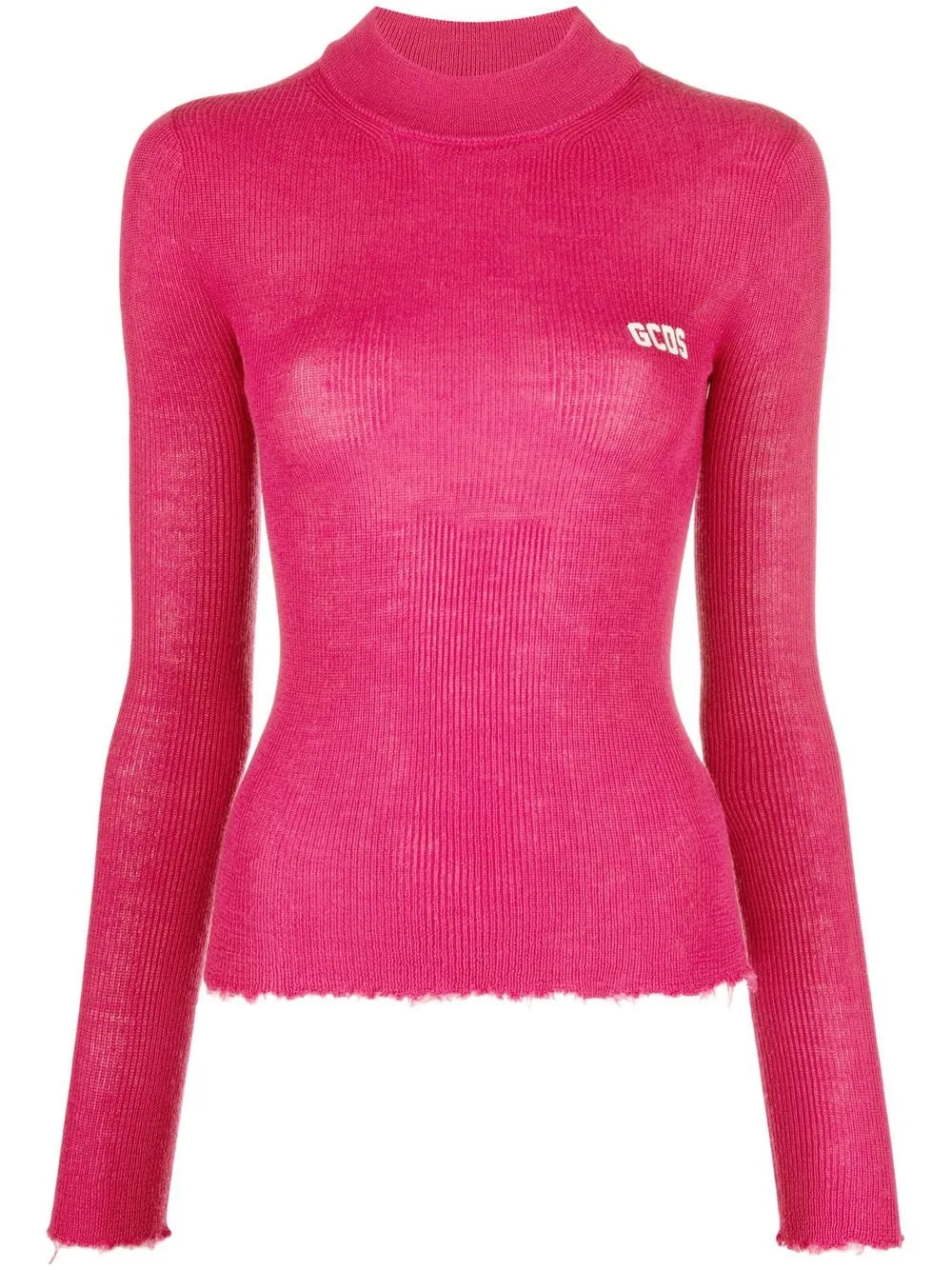 Logo-Print Ribbed-Knit Jumper