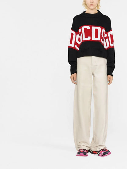 Intarsia-Knit Wool-Blend Jumper