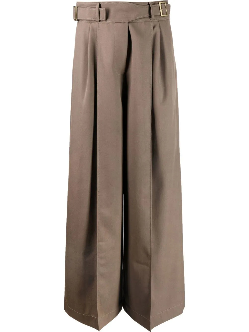 Wide-Leg Tailored Trousers