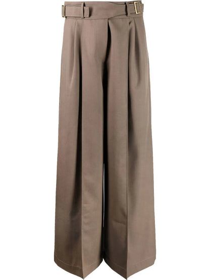 Wide-Leg Tailored Trousers