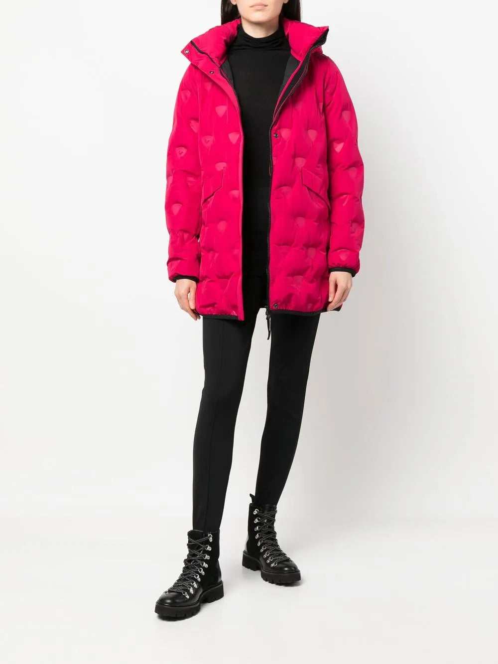 Quilted Hooded Coat