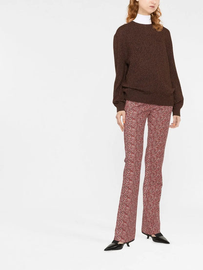 High-Neck Wool-Cashmere Jumper