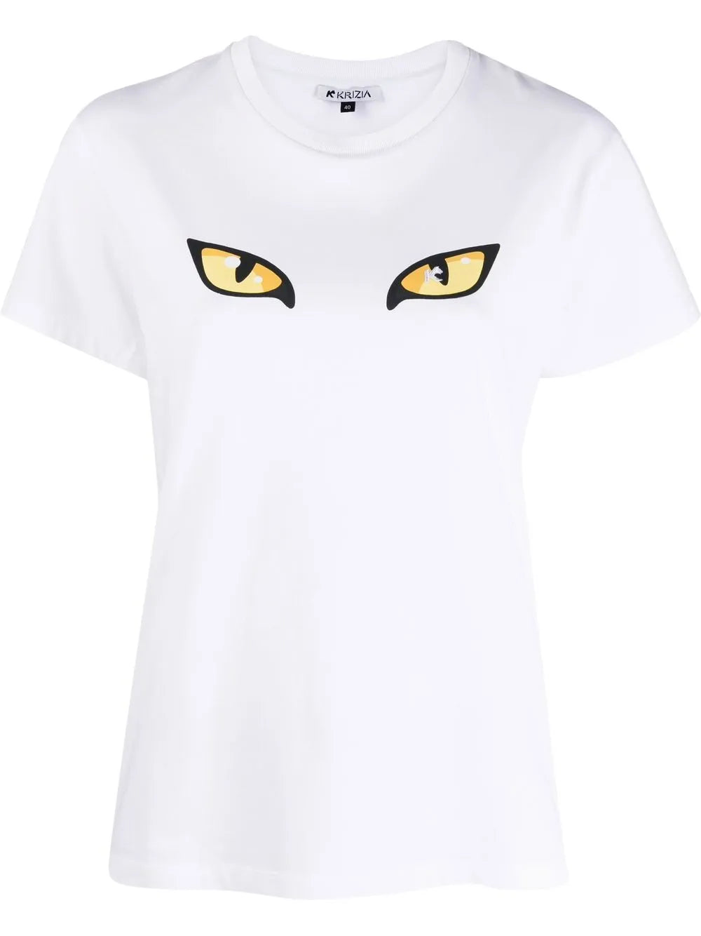 Eyes-Print Cotton T-Shirt