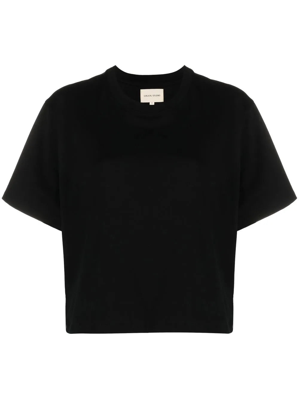 Crew-Neck Straight-Hem T-Shirt