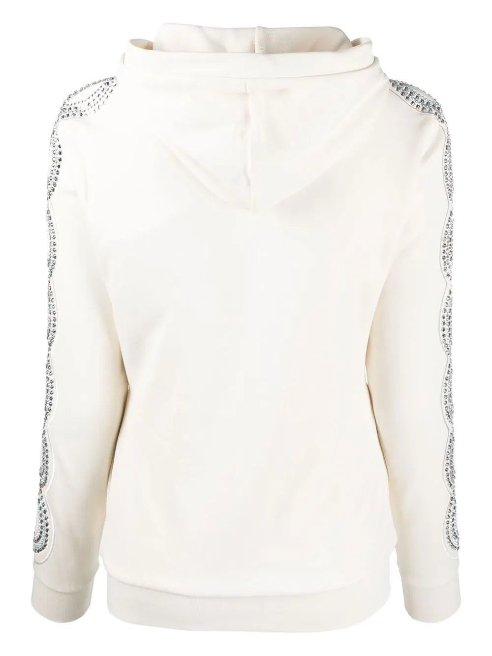 Crystal Cable Embellished Hoodie