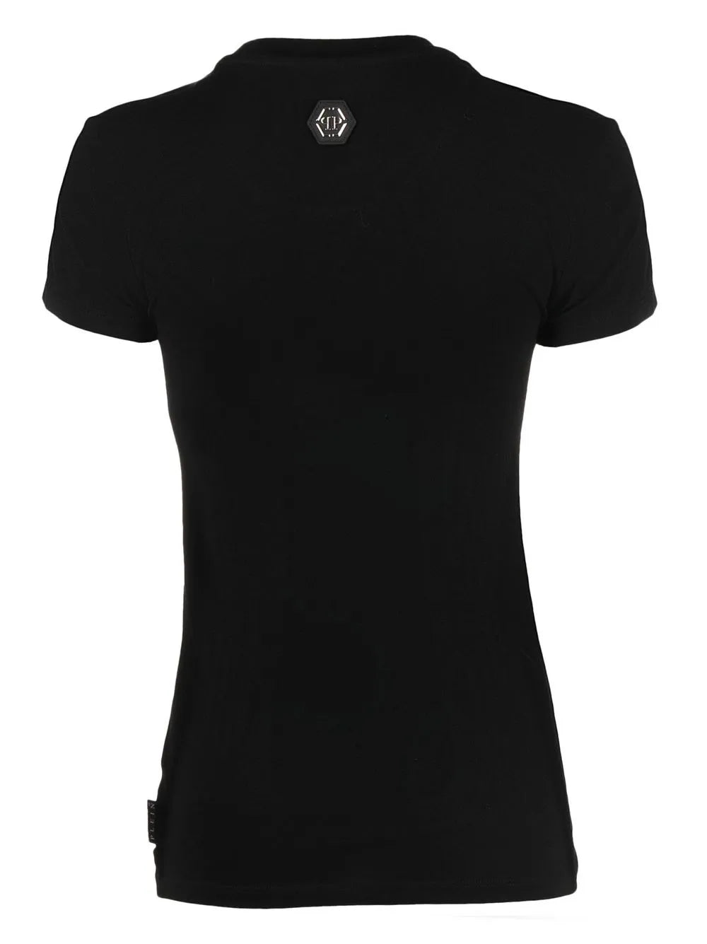 Skull Strass V-Neck T-Shirt