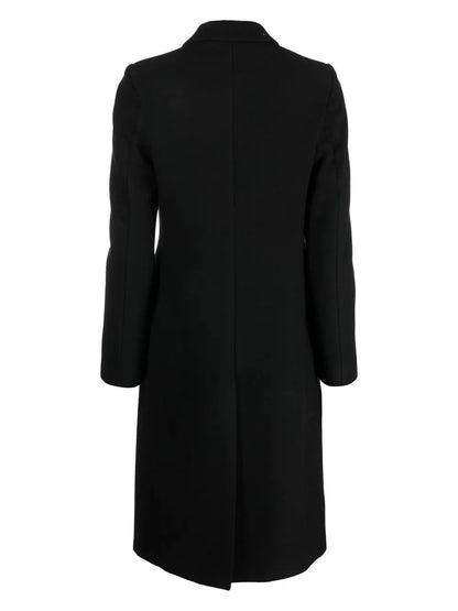 Double-Breasted Mid-Length Coat