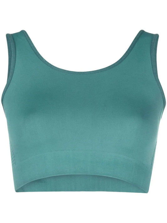 Ribbed-Knit Cropped Top