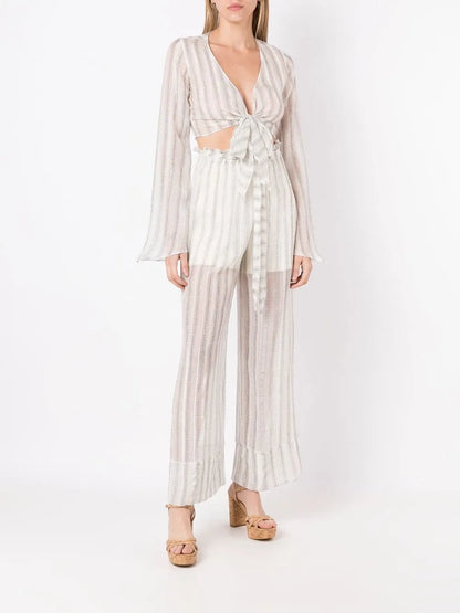 Striped Silk Blouse