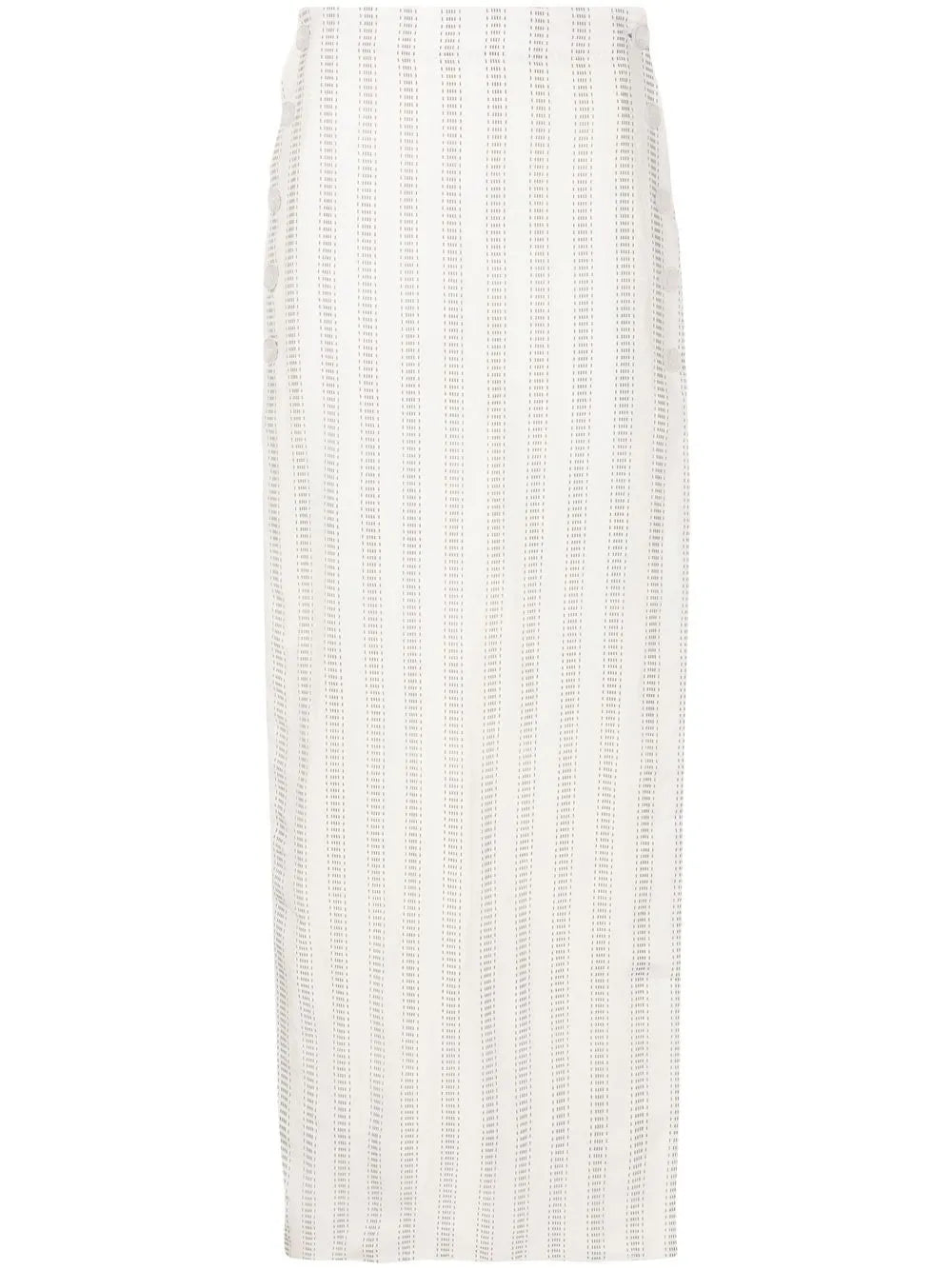 Stripe-Print Maxi Skirt