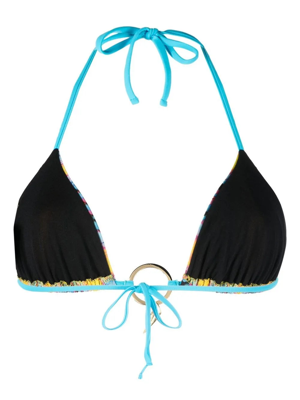 Logo-Charm Bikini Top